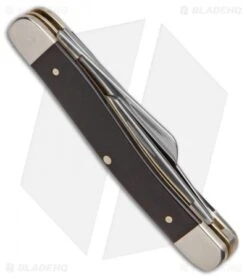 Case Medium Stockman Pocket Knife 3.625" Synthetic Black (2318 SS) 31271 -CRKT Sales Store Case Medium Stockman Synthetic Black 31271 BHQ 100395 jr side