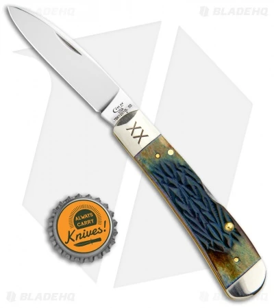 Case Tribal Lock Knife 4.125" Burnt Purple Bone Tribal Jig (TB612010L SS) 61800 4 Case Tribal Lock Knife 4.125" Burnt Purple Bone Tribal Jig (TB612010L SS) 61800 - Image 4