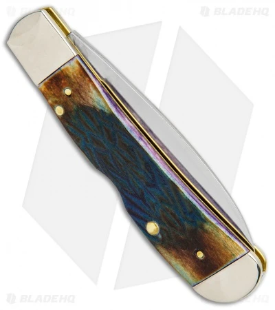 Case Tribal Lock Knife 4.125" Burnt Purple Bone Tribal Jig (TB612010L SS) 61800 3 Case Tribal Lock Knife 4.125" Burnt Purple Bone Tribal Jig (TB612010L SS) 61800 - Image 3