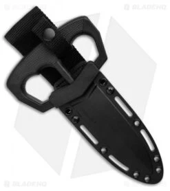 Cold Steel Chaos Push Knife Fixed Blade Knife (5" Black) 80NT3 -CRKT Sales Store Cold Steel Chaos Push Knife Fixed Blade Knife 5 Black 80NT3 BHQ 121239 LS Sheath