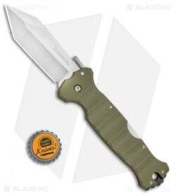 Cold Steel Immortal Lockback Knife OD Green G-10 (4" Satin) 23GVG -CRKT Sales Store Cold Steel Immortal G 10 OD Green 23GVG BHQ 52013 jr bottlecap