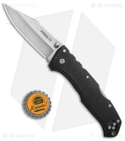 Cold Steel Pro Lite Clip Point Tri-Ad Lock Knife Black GFN (3.5" SW) CS-20NSC -CRKT Sales Store Cold Steel Pro Lite Clip Point Black 20NSC BHQ 51988 jr bottlecap