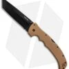 Cold Steel XL Recon 1 Tanto Tri-Ad Lock Knife Coyote Tan (5.5" Black) 27TXTVB