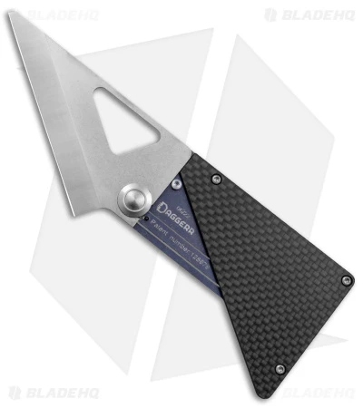 Daggerr Knives Card Knife Carbon Fiber/Titanium (3.3" SW) 1 Daggerr Knives Card Knife Carbon Fiber/Titanium (3.3" SW)