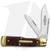 GEC #44 Northfield UN-X-LD Buffalo Jack Pocket Knife 3.3" Autumn Gold Jig Bone