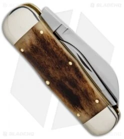 GEC #46 Tidioute Cutlery Whaler Pocket Knife 4.3" Muscle Bone 462218 -CRKT Sales Store GEC 46 Tidioute Cutlery Whaler Muscle Bone 462218 BHQ 84937 jr side