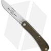 GEC #71 Farm & Field Bull Nose Slip Joint Knife Green Micarta (3" Satin) 715121