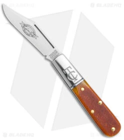GEC #14 Tidioute Barlow Knife Goldenrod Sawcut Bone (2.35" Satin) 141122