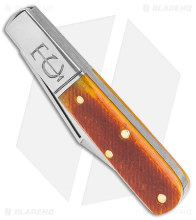 GEC #14 Tidioute Barlow Knife Goldenrod Sawcut Bone (2.35" Satin) 141122 2 GEC #14 Tidioute Barlow Knife Goldenrod Sawcut Bone (2.35" Satin) 141122 - Image 2