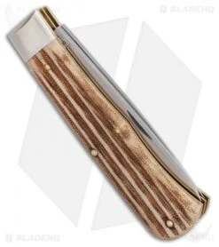 GEC Tidioute Cutlery #23 Pioneer Trapper Pocket Knife 4.5" Woodland Micarta 6 GEC Tidioute Cutlery #23 Pioneer Trapper Pocket Knife 4.5" Woodland Micarta -CRKT Sales Store GEC Tidioute Cutlery 23 Pioneer Trapper Pocket Knife 4.5in Woodland Micarta 235220 BHQ 113343 LS Side 2