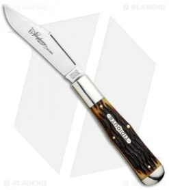GEC #97 Tidioute Cutlery Pocket Knife 4.6" Autumn Gold Jigged Bone