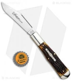 GEC #97 Tidioute Cutlery Pocket Knife 4.6" Autumn Gold Jigged Bone 7 GEC #97 Tidioute Cutlery Pocket Knife 4.6" Autumn Gold Jigged Bone -CRKT Sales Store GEC Tidioute Cutlery Autumn Gold Jigged Bone 971119 BHQ 96503 jr bottlecap