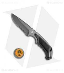Gerber Basic Knife Fixed Blade W/ Sheath (3.3" Gray Serr) 0175 7 Gerber Basic Knife Fixed Blade W/ Sheath (3.3" Gray Serr) 0175 -CRKT Sales Store Gerber Basic Knife Gray Serr 31 000367 BHQ 7379 jr bottlecap