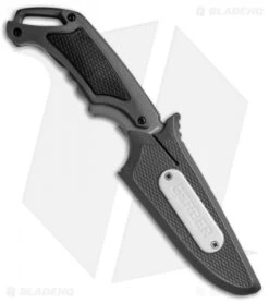 Gerber Basic Knife Fixed Blade W/ Sheath (3.3" Gray Serr) 0175 6 Gerber Basic Knife Fixed Blade W/ Sheath (3.3" Gray Serr) 0175 -CRKT Sales Store Gerber Basic Knife Gray Serr 31 000367 BHQ 7379 jr sheath