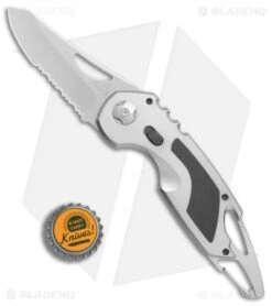 Gerber F.A.S.T. 3.0 Assisted Opening Knife Gray/Black Al (2.8" Satin Serr) -CRKT Sales Store Gerber FAST 3 gray black al satin serr BHQ 48645 er bottlecap