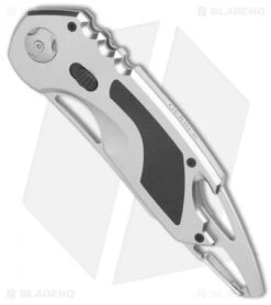 Gerber F.A.S.T. 3.0 Assisted Opening Knife Gray/Black Al (2.8" Satin Serr) -CRKT Sales Store Gerber FAST 3 gray black al satin serr BHQ 48645 er spine
