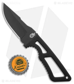 Gerber Ghostrike Fixed Blade Knife Black (3.25" Black) 30-001005 -CRKT Sales Store Gerber Ghostrike Fixed Blade Black Black BHQ 23922 jr bottlecap