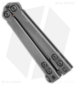 Heed Industries CFX Balisong Butterfly Knife Titanium (1.9" SW) -CRKT Sales Store Heed industries CFX Balisong Butterfly Knife TI 1in SW BHQ 147139 td side