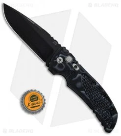 Hogue Knives EX-A01 Automatic Knife Black G-10 (4" Black) -CRKT Sales Store Hogue Knives EX01 Auto DP Black G 10 Black Plain 34119 BHQ 9961 jr bottlecap