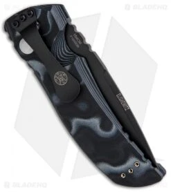 Hogue Knives EX-A01 Automatic Knife Black G-10 (4" Black) -CRKT Sales Store Hogue Knives EX01 Auto DP Black G 10 Black Plain 34119 BHQ 9961 jr side