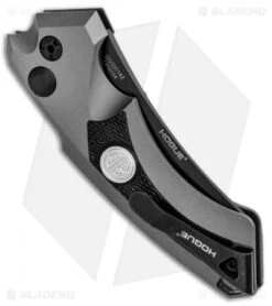 Hogue Sig Sauer EX-A05 Wharncliffe Automatic Knife Grey (3.5" Black) 36522 6 Hogue Sig Sauer EX-A05 Wharncliffe Automatic Knife Grey (3.5" Black) 36522 -CRKT Sales Store Hogue Sig Sauer EX A05 Wharncliffe Auto Grey Black 36522 BHQ 86063 jr side