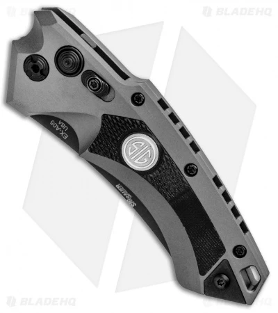 Hogue Sig Sauer EX-A05 Wharncliffe Automatic Knife Grey (3.5" Black) 36522 2 Hogue Sig Sauer EX-A05 Wharncliffe Automatic Knife Grey (3.5" Black) 36522 - Image 2