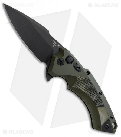 Hogue Knives X5 Tactical Flipper Knife OD Green G-Mascus (4" Black) 1 Hogue Knives X5 Tactical Flipper Knife OD Green G-Mascus (4" Black)