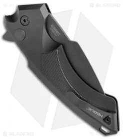 Hogue Knives X5 Tactical Flipper Knife Black G-10 Inlay (4" Black) 5 Hogue Knives X5 Tactical Flipper Knife Black G-10 Inlay (4" Black) -CRKT Sales Store Hogue X 5 Tactical Black G 10 Inlay Black 34556 EXLMTG BHQ 49334 jr side