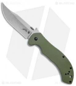 Kershaw Emerson CQC-10K Frame Lock Knife OD Green G-10 (3.5" Stonewash) 6030