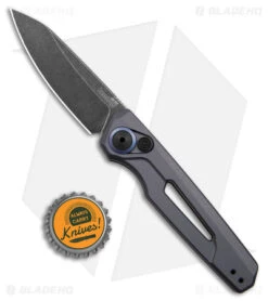 Kershaw Launch 11 Automatic Knife Gray Aluminum (2.75" Blackwash) 7550GRY -CRKT Sales Store Kershaw Launch 11 Auto Gray Aluminum Blackwash BHQ 178232 jr bottlecap