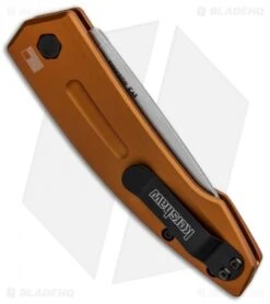 Kershaw Launch 2 Automatic Knife Bronze Aluminum (3.4" Stonewash) 7200EBSW -CRKT Sales Store Kershaw Launch 2 Auto Bronze Alum SW KER7200EBSW BHQ 90333 jr side