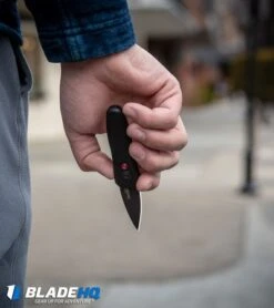 Kershaw Launch 4 CA Legal Automatic Knife Red (1.9" Damascus) -CRKT Sales Store Kershaw Launch 4 CA Legal Automatic Knife Black 7500BL BHQ 34416 lifestyle web 1