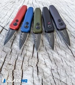 Kershaw Launch 4 CA Legal Automatic Knife Red (1.9" Damascus) -CRKT Sales Store Kershaw Launch 4 CA Legal Automatic Knife OD Green Damascus 7500OLDAM BHQ 91063 kp stump web