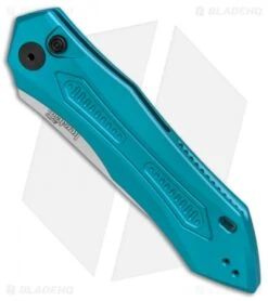 Kershaw Launch 6 Automatic Knife Teal (3.75" Stonewash) 7800TEALSW 6 Kershaw Launch 6 Automatic Knife Teal (3.75" Stonewash) 7800TEALSW -CRKT Sales Store Kershaw Launch 6 Teal SW BHQ 89520 er spine