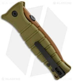 Kershaw XCOM Liner Lock Knife Desert Warrior GFN (3.6" Copper) Exclusive -CRKT Sales Store Kershaw XCOM LL Desert Warrior GFN Copper Exclusive 3425DW BHQ 103239 jr side