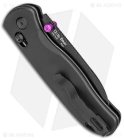 Kizer Azo Drop Bear Clutch Lock Knife Black Aluminum (3" Black) V3619C2 -CRKT Sales Store Kizer Azo Drop Bear Clutch Lock Black Aluminum Black BHQ 169654 jr side