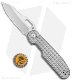 Kizer Cormorant Button Lock Knife Titanium (3.15" Satin 20CV) Ki4562A4 9 Kizer Cormorant Button Lock Knife Titanium (3.15" Satin 20CV) Ki4562A4 -CRKT Sales Store Kizer Cormorant Button Lock Ti Texture Satin BHQ 145761 jr bottlecap