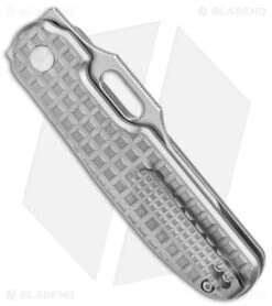 Kizer Cormorant Button Lock Knife Titanium (3.15" Satin 20CV) Ki4562A4 7 Kizer Cormorant Button Lock Knife Titanium (3.15" Satin 20CV) Ki4562A4 -CRKT Sales Store Kizer Cormorant Button Lock Ti Texture Satin BHQ 145761 jr side