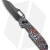 Kizer Cormorant Plunge Lock Knife Blue/Black FatCarbon (3.15" Black ELMAX)
