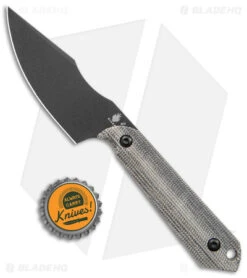 Kizer Maverick Customs Harpoon Mini 10V Fixed Blade Black Micarta (3" Black) -CRKT Sales Store Kizer Maverick Customs Harpoon Mini Fixed Blade Black Micarta Black BHQ 156461 jr bottlecap
