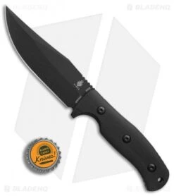 Kizer Pinkerton Littler River Bowie Fixed Blade Knife Black G-10 (4.3" Black) -CRKT Sales Store Kizer Pinkerton Little River Bowie black G10 black BHQ 76869 er bottlecap