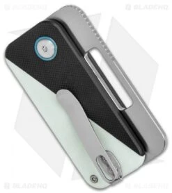 Kizer Walnut Slip Joint Knife Black/White G-10 (2" Stonewash) V2592N1 -CRKT Sales Store Kizer Vanguard Domin LL Black White G 10 Satin BHQ 117063 jr side