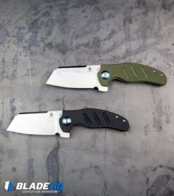 Kizer Vanguard Mini Sheepdog C01C Liner Lock Knife OD Green G-10 (2.6" Satin) -CRKT Sales Store Kizer Vanguard Mini Sheepdog C01C Liner Lock Knife BHQ80398 kp steel web