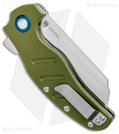 Kizer Vanguard Sheepdog XL C01C Liner Lock Knife Green G-10 (4" Satin) 3 Kizer Vanguard Sheepdog XL C01C Liner Lock Knife Green G-10 (4" Satin) - Image 3