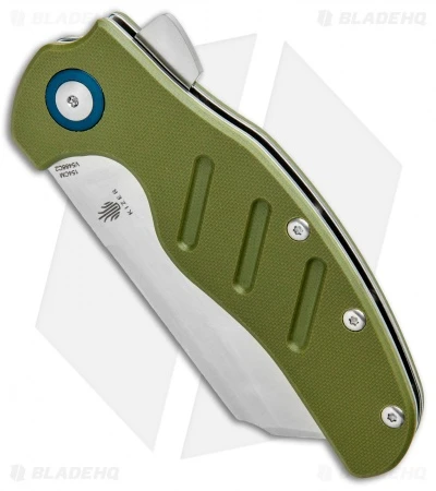 Kizer Vanguard Sheepdog XL C01C Liner Lock Knife Green G-10 (4" Satin) 2 Kizer Vanguard Sheepdog XL C01C Liner Lock Knife Green G-10 (4" Satin) - Image 2