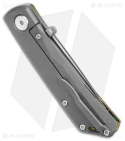 Real Steel Luna Boost Frame Lock Knife Toxic Fat Carbon (2.75" Stonewash) -CRKT Sales Store Real Steel Luna Boost FLK Toxic Fat Carbon 2in SW BHQ 152892 td side