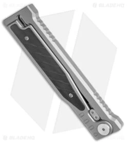 Reate Knives Reate EXO Gravity Tanto Knife Titanium/Black G-10 (3.75" Two Tone PVD) -CRKT Sales Store Reate EXO Gravity Tanto Ti Black G 10 PVD BHQ 142281 jr side