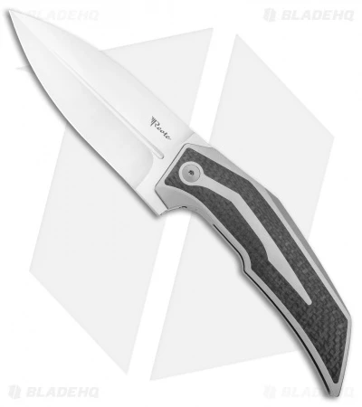 Reate Knives Bharucha T4000 Frame Lock Knife Carbon Fiber/Ti (3.8" Satin) 1 Reate Knives Bharucha T4000 Frame Lock Knife Carbon Fiber/Ti (3.8" Satin)