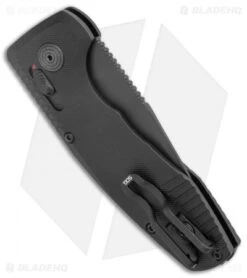 SOG Knives SOG-TAC AU Compact Automatic Knife Black (3" Black) -CRKT Sales Store SOG Knives SOG TAC AU Compact Auto Black Black 15 38 07 57 BHQ 119252 jr side