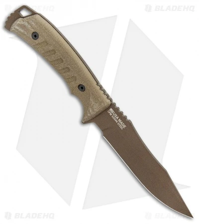 SOG Pillar Limited Fixed Blade Canvas Micarta (5" Bronze Cerakote) 2 SOG Pillar Limited Fixed Blade Canvas Micarta (5" Bronze Cerakote) - Image 2